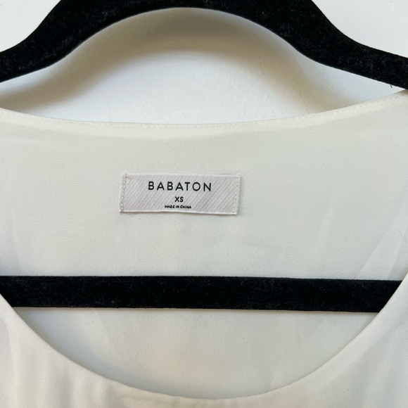 Tie-Front Silk Babaton Tank - Picture 4 of 5